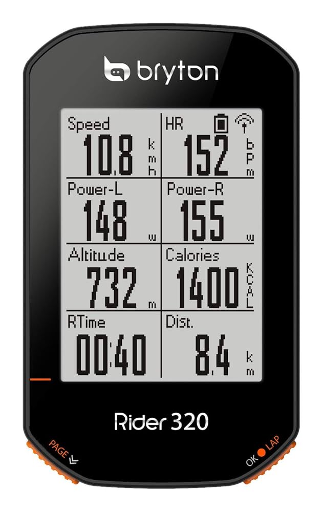 ブライトン ライダー320C サイコン＋【アウトフロントマウントセット】 Amazon | 【お得な2商品セット】 BRYTON(ブライトン) RIDER 320
